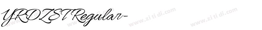 YRDZST Regular字体转换 YRDZST Regular字体转换